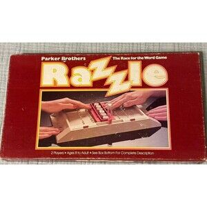 Razzle board game from Parker Brothers 1981 COMPLETE Vintage